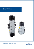 740 INCH SERIES: 5/2-DIRECTIONAL VALVES